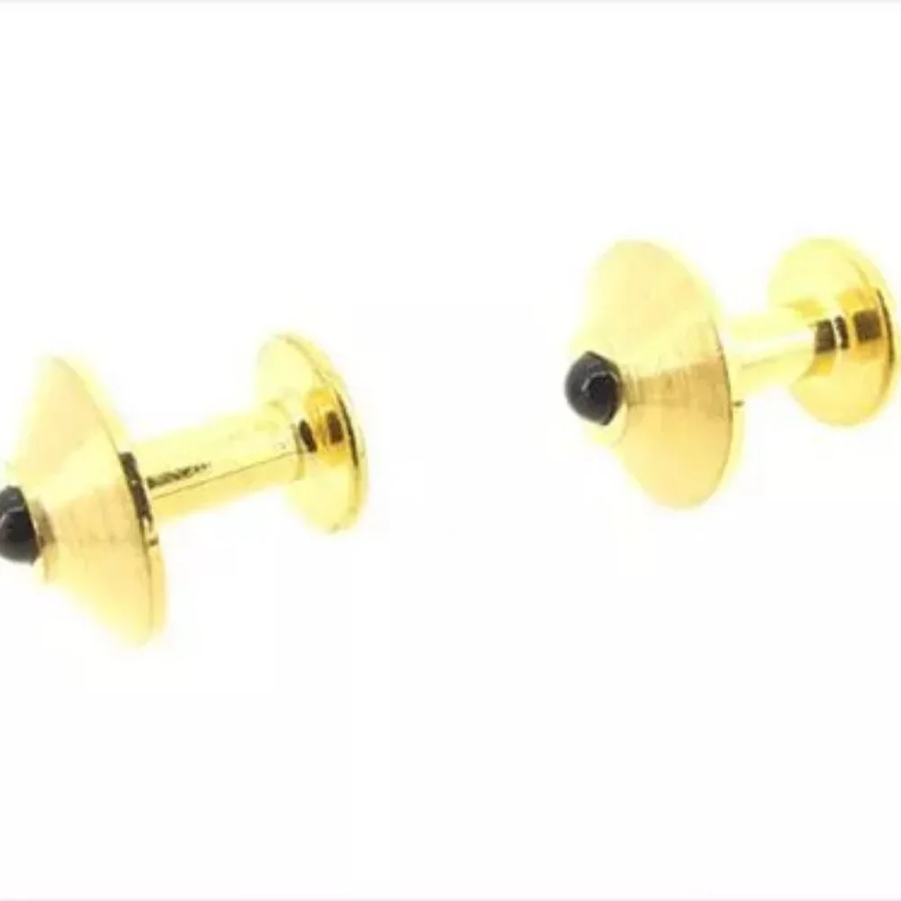 Dunhill cuffs GP Gold Mens Authentic Used
